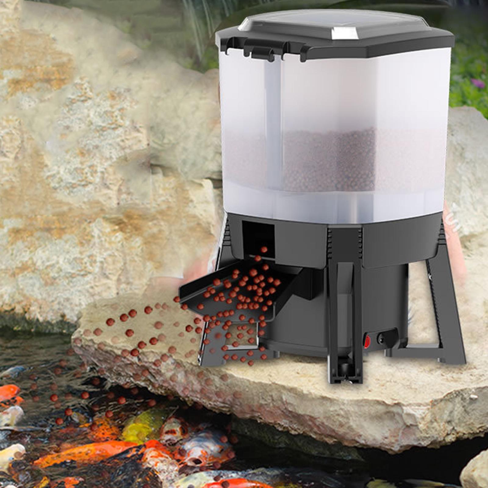 Aquarium Fish Feeder Automatic - 6L Ayarlanabilir Güneş Enerjili Otomatik Akvaryum