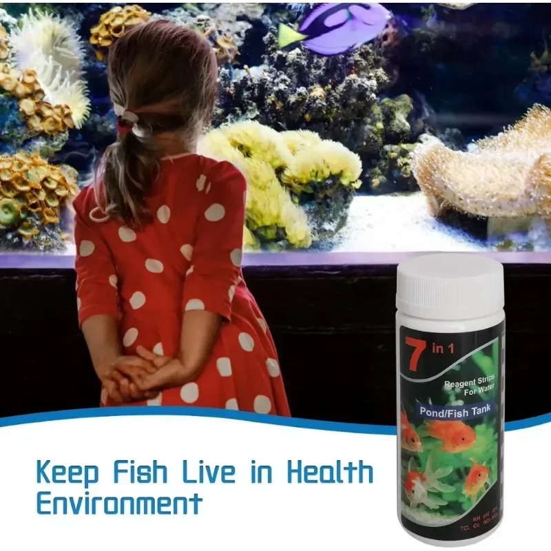 Aquarium Test Kit - Akvaryum Test Şeridi Tatlı Su Yüzme