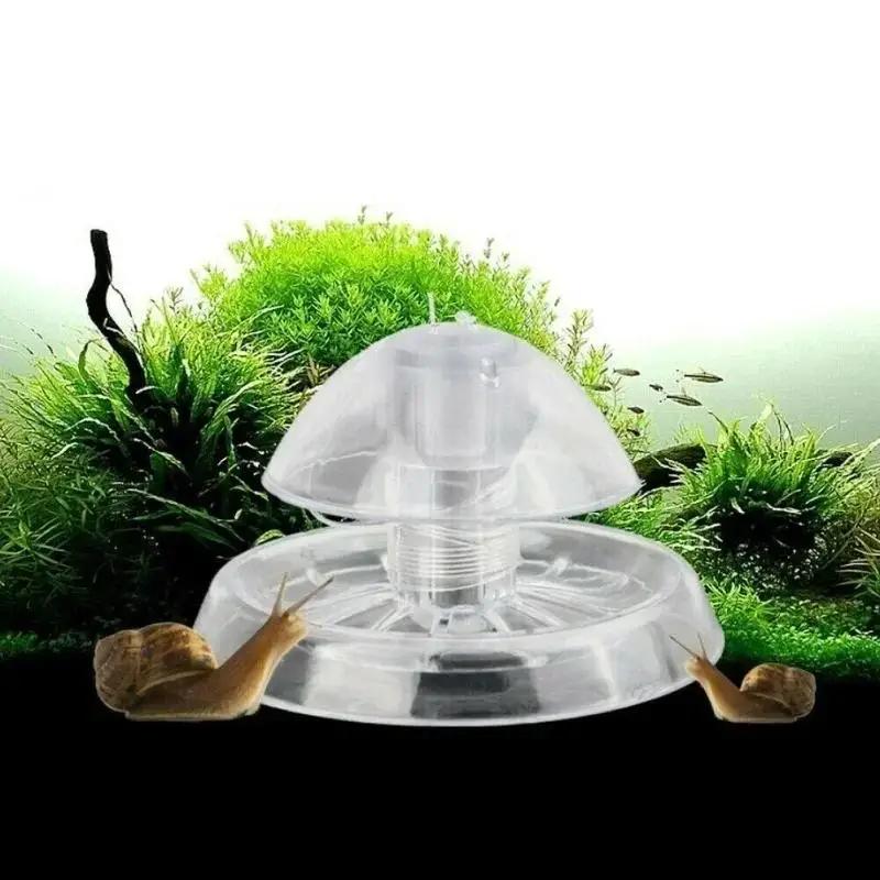 Aquarium Fish Care - 2026 Yeni 6/8CM Şeffaf Plastik Salyangoz