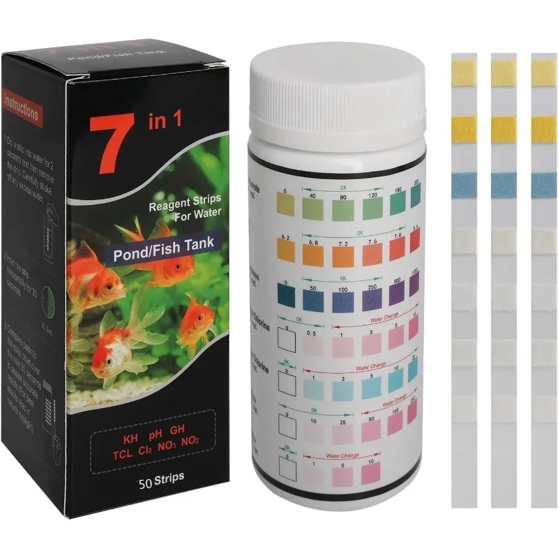 Aquarium Test Kit - Akvaryum Test Şeritleri Balık Tankı Test