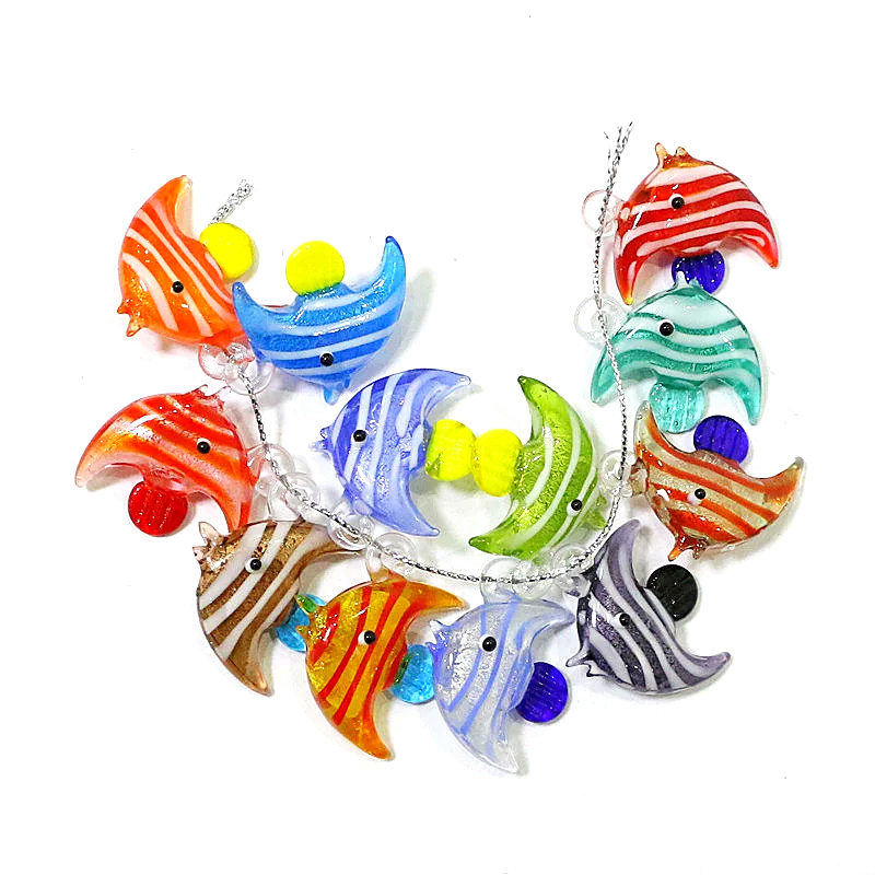 Aquarium Fish Colorful - 2 adet sevimli deniz balığı cazibesi
