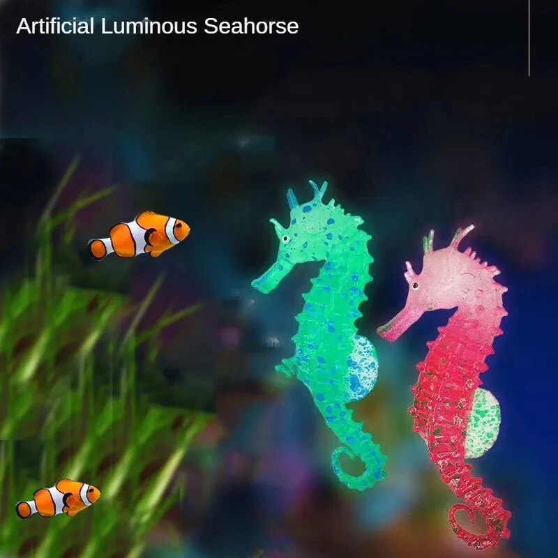 Aquarium Fish That Glow In The Dark - Balık Tankı Aquascape Süslemeleri Simülasyon Vantuzlu