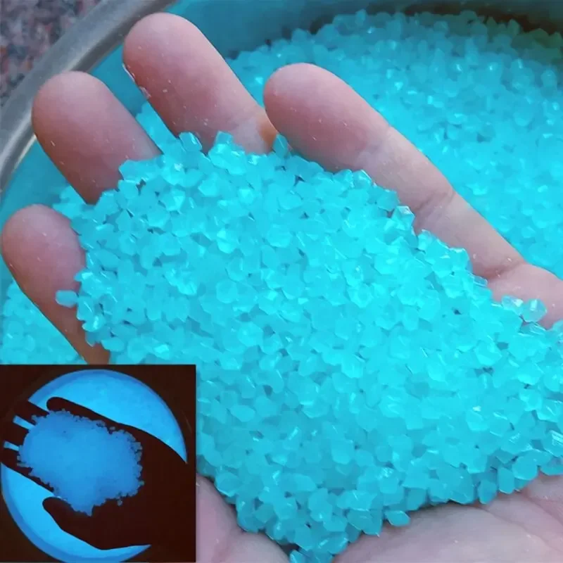 Aquarium Fish That Glow In The Dark - 1000 adet 3-5mm Aydınlık Kum Karanlıkta