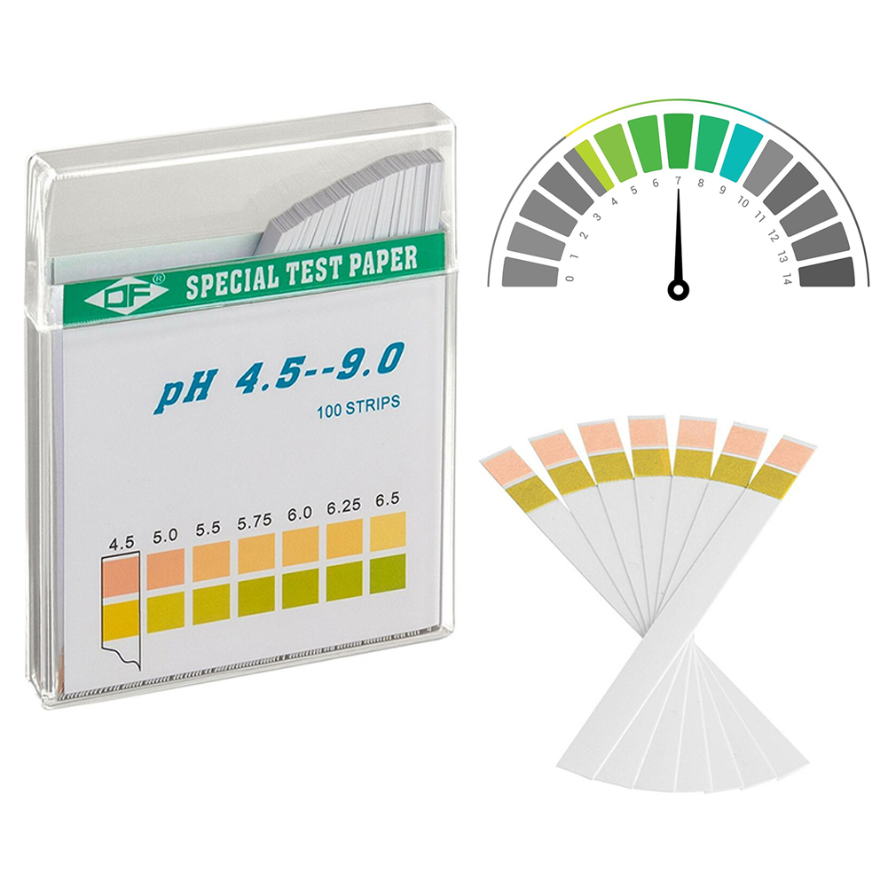 Aquarium Test Kit - 100 Adet PH Kağıt Şeritleri Kiti