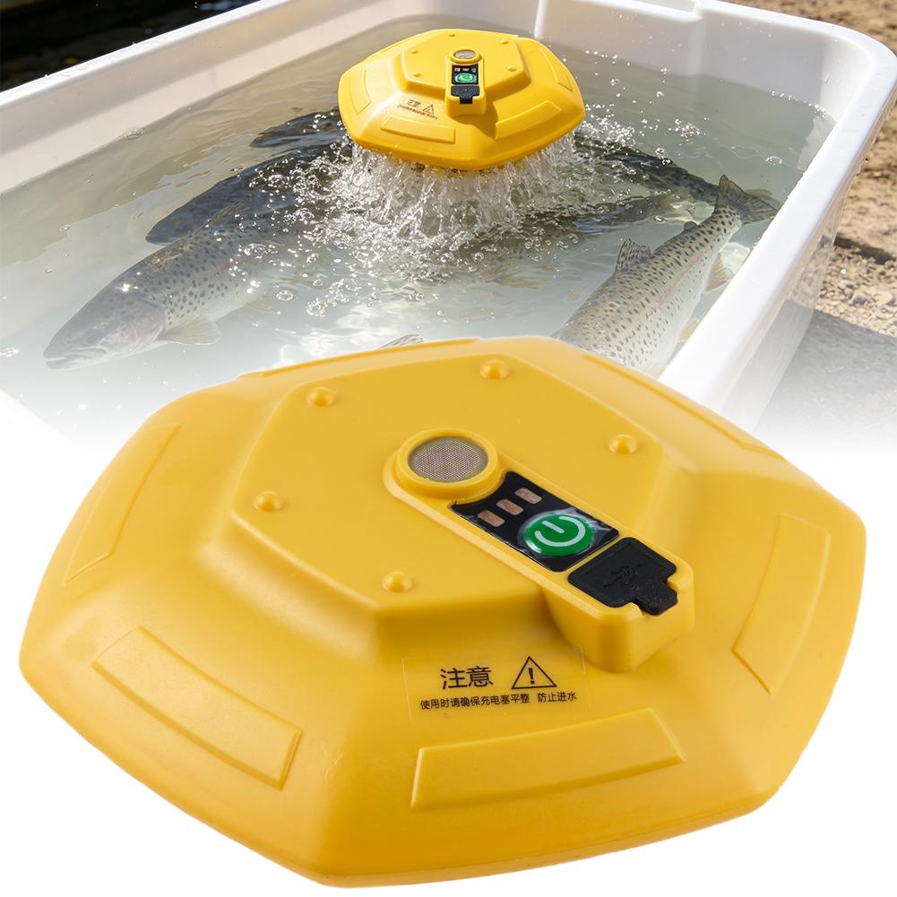 Aquarium Fish Care - Taşınabilir Yüzen Balık Tankı Oksijen Pompası,