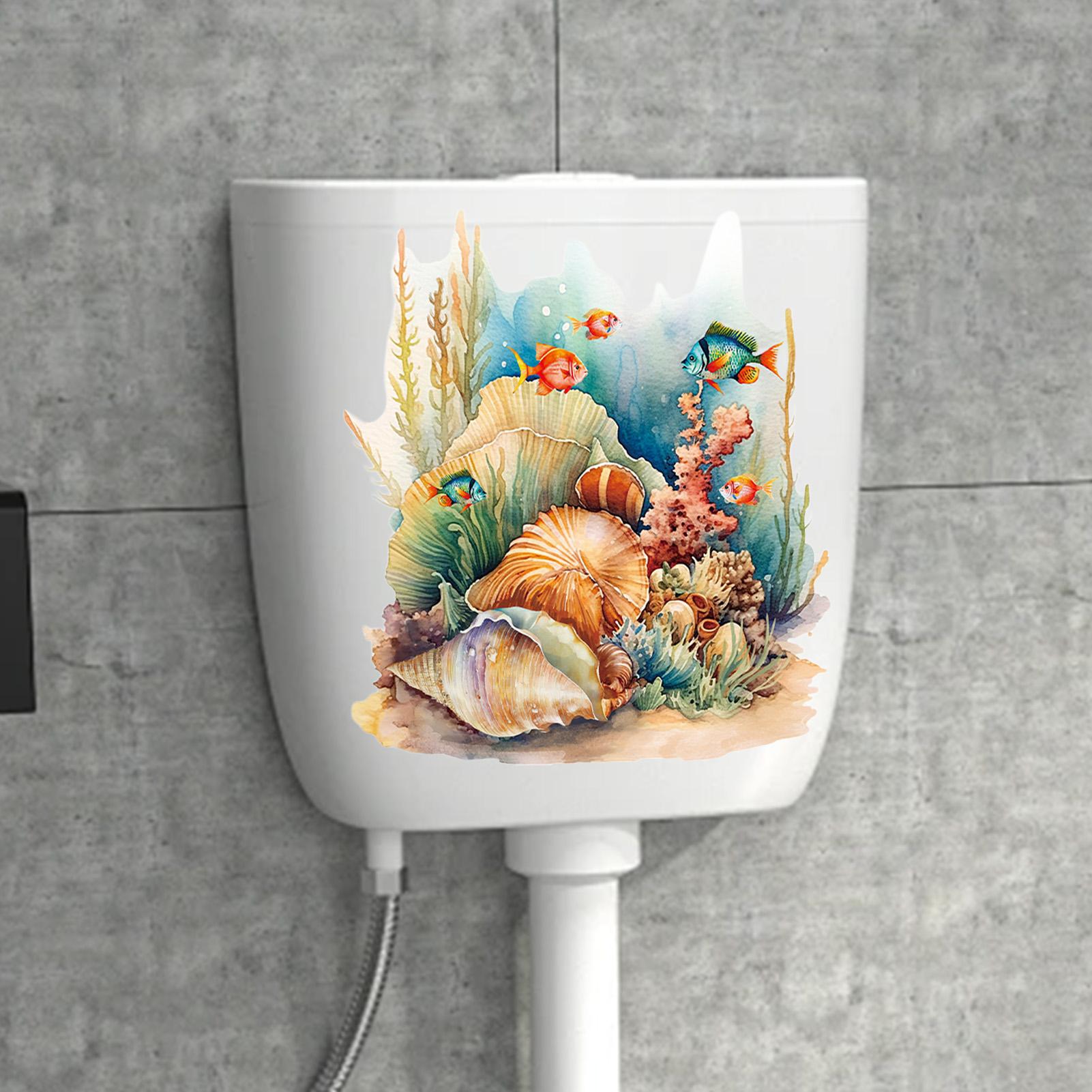 Aquarium Fish Poster - Arka Plan Akvaryum 3D Çıkartma Posteri