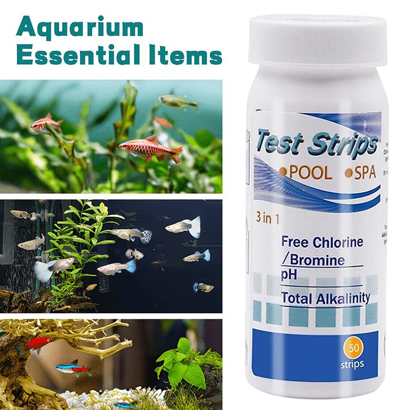 Aquarium Test Kit - Akvaryum Su Test Şeritleri, Tank Su