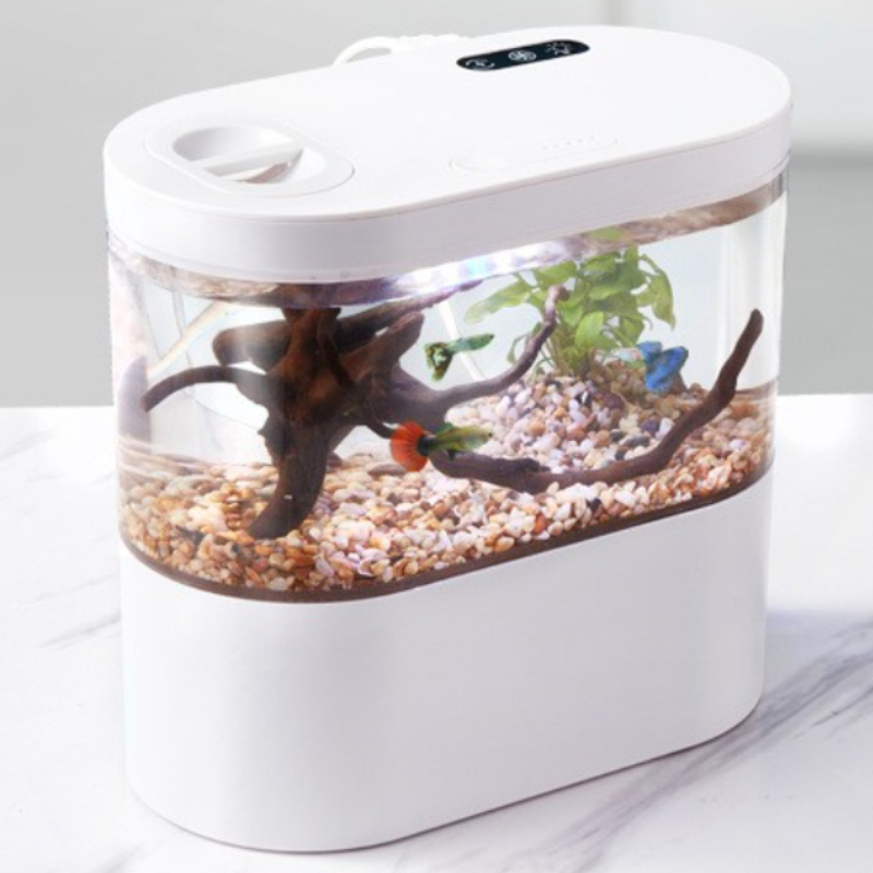 Aquarium Goldfish - Biyokimyasal Filtrasyon Sistemli ve LED Işıklı