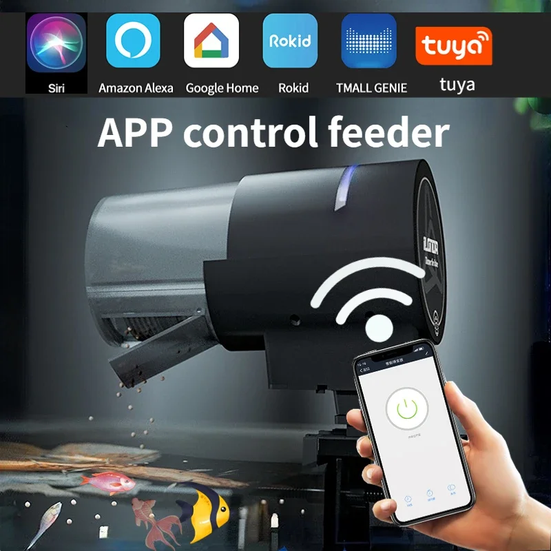 Aquarium Fish Feeder Automatic - iLONDA 2. Nesil Akıllı WiFi Otomatik