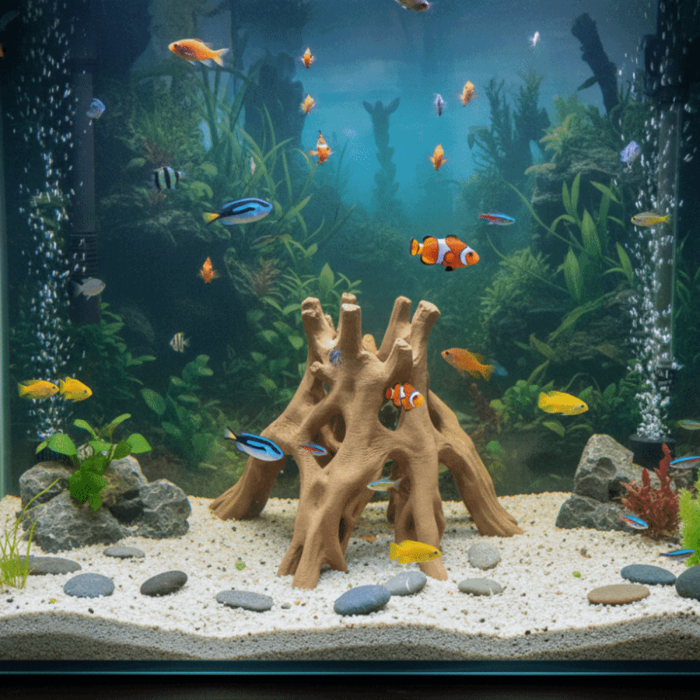 Ağaç Gövdesi Balık ve Karidesl - Aquarium Fish Unique incelemesi ve fiyatı