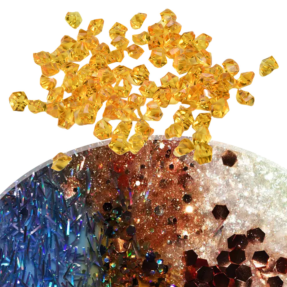 200 adet/paket Akrilik Kristal - Aquarium Fish Colorful incelemesi ve fiyatı