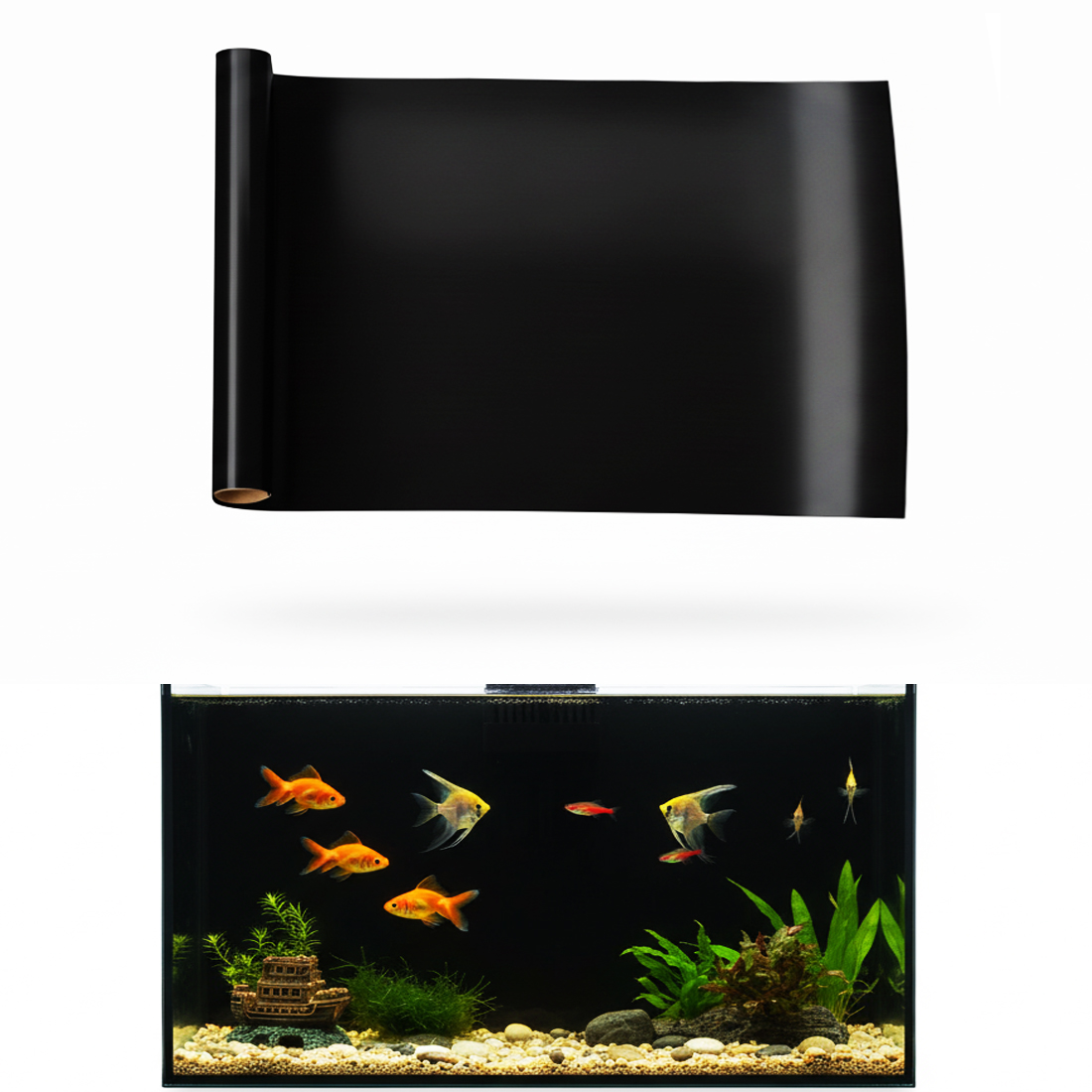 Akvaryum Arka Planı Statik Yap - Aquarium Fish Poster incelemesi ve fiyatı