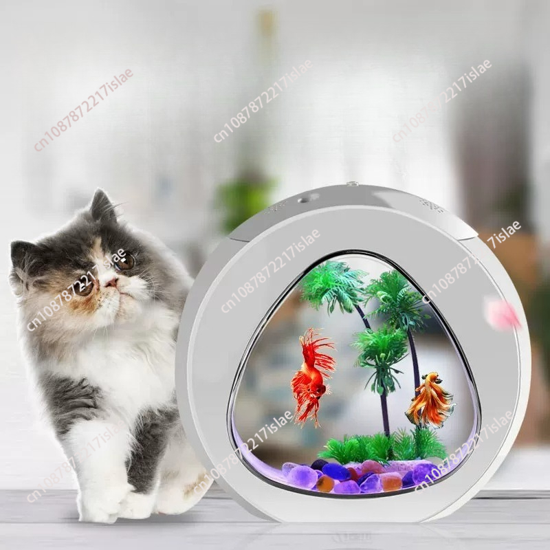 Küçük Masaüstü Akrilik Balık T - Aquarium Goldfish incelemesi ve fiyatı