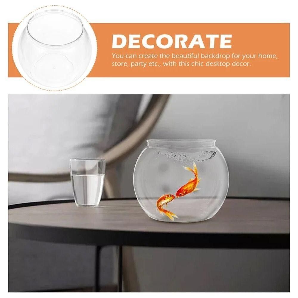 Yeni Şeffaf Balık Tankı Yuvarl - Aquarium Goldfish incelemesi ve fiyatı