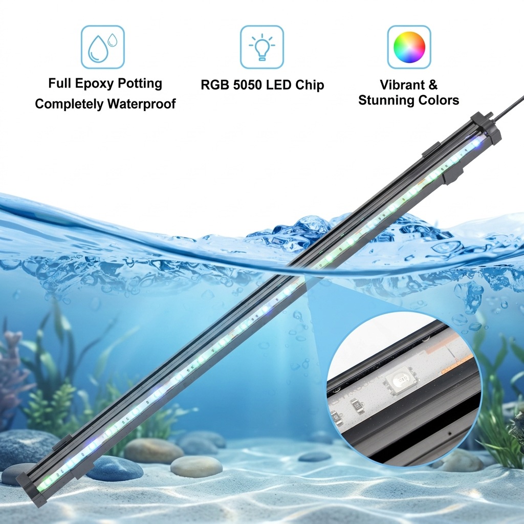 USB LED Akvaryum Hava Kabarcığ - Aquarium Fish Colorful incelemesi ve fiyatı