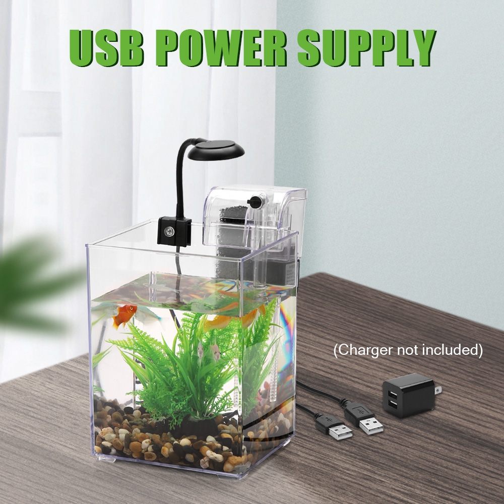 USB masaüstü balık tankı seti- - Aquarium Goldfish incelemesi ve fiyatı