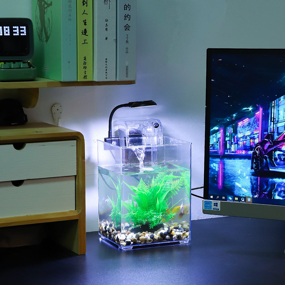 USB masaüstü balık tankı seti- - Aquarium Goldfish incelemesi ve fiyatı